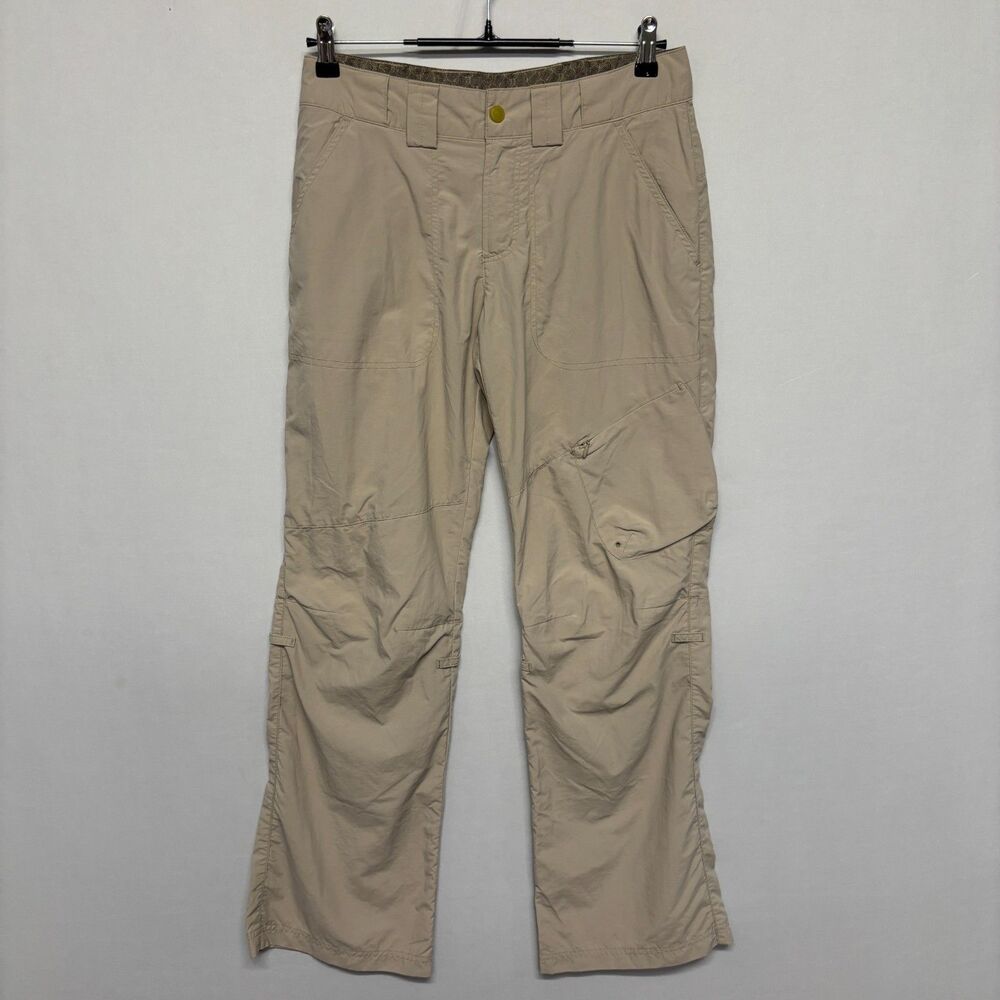 Outdoor Research Women Outdoor Hiking Cargo Pants Size 6 Beige Nylon D133 -14